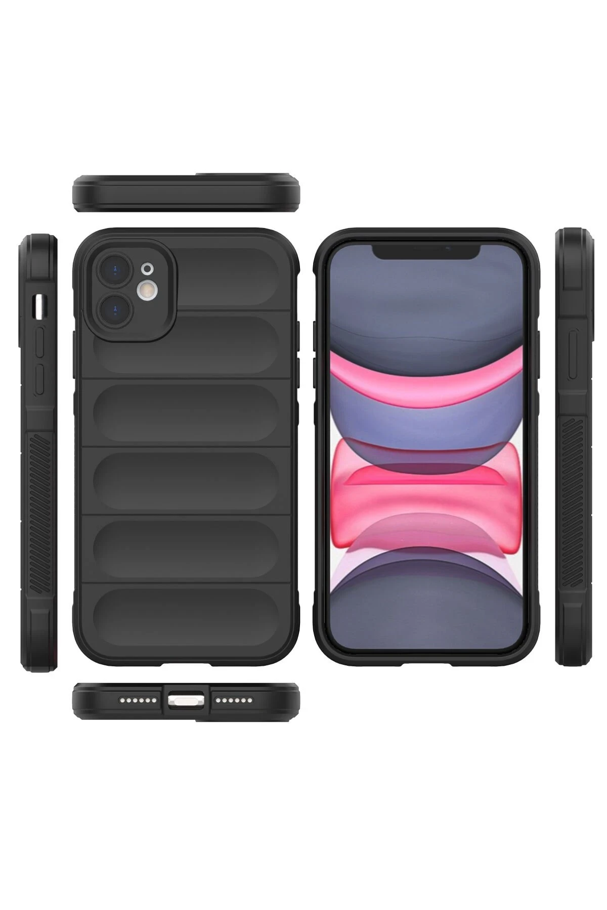 Newface Apple iPhone 11 Kılıf Optimum Silikon - Siyah — görsel 3