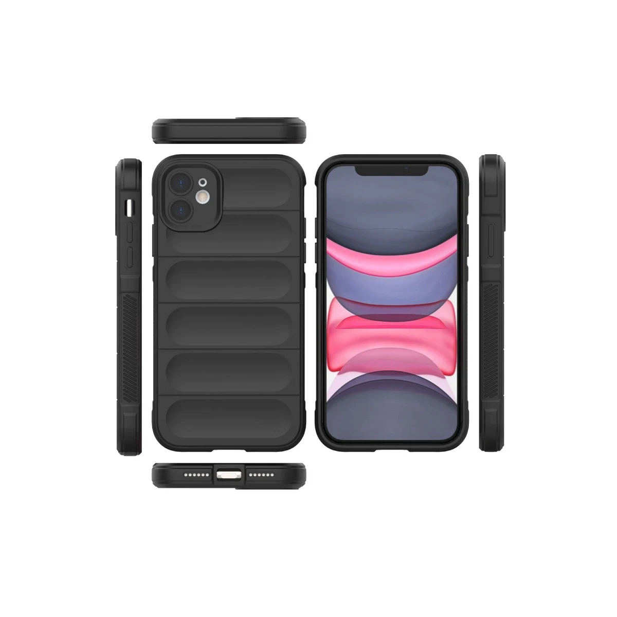 Newface Apple iPhone 11 Kılıf Optimum Silikon - Siyah — görsel 7
