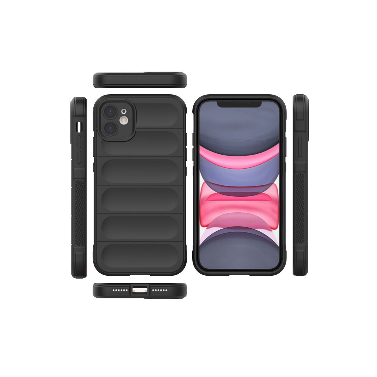 Newface Apple iPhone 11 Kılıf Optimum Silikon - Siyah — görsel 11