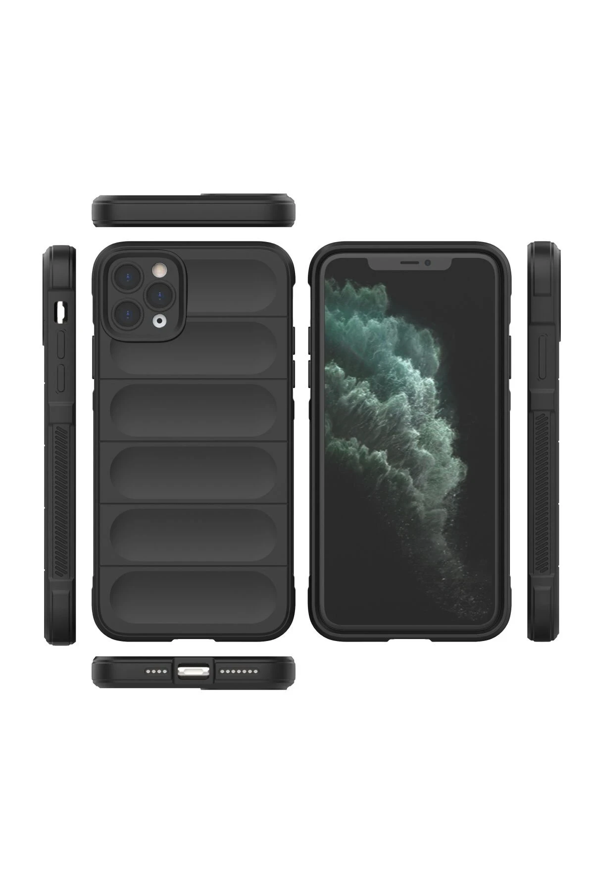 Newface Apple iPhone 11 Pro Kılıf Optimum Silikon - Siyah — görsel 3