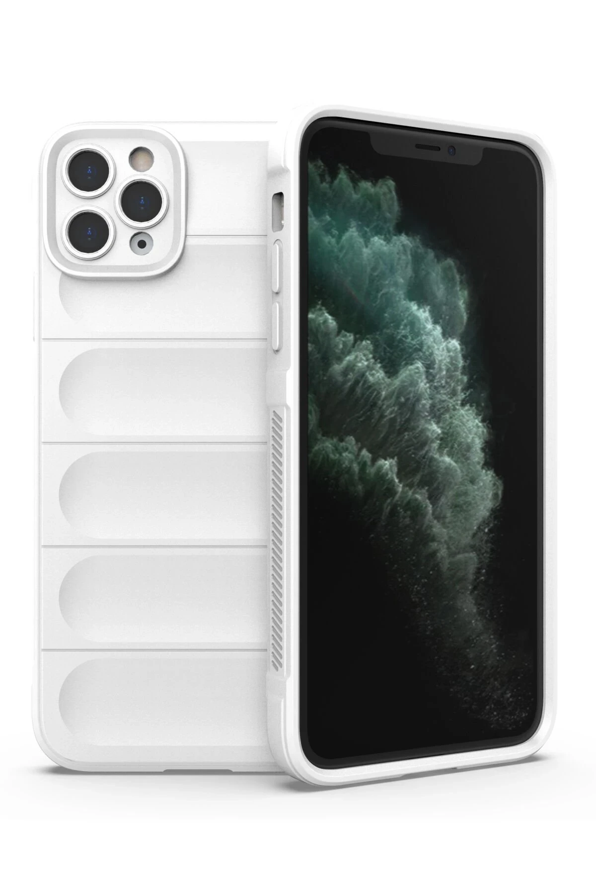Newface iPhone 11 Pro Kılıf Optimum Silikon - Krem