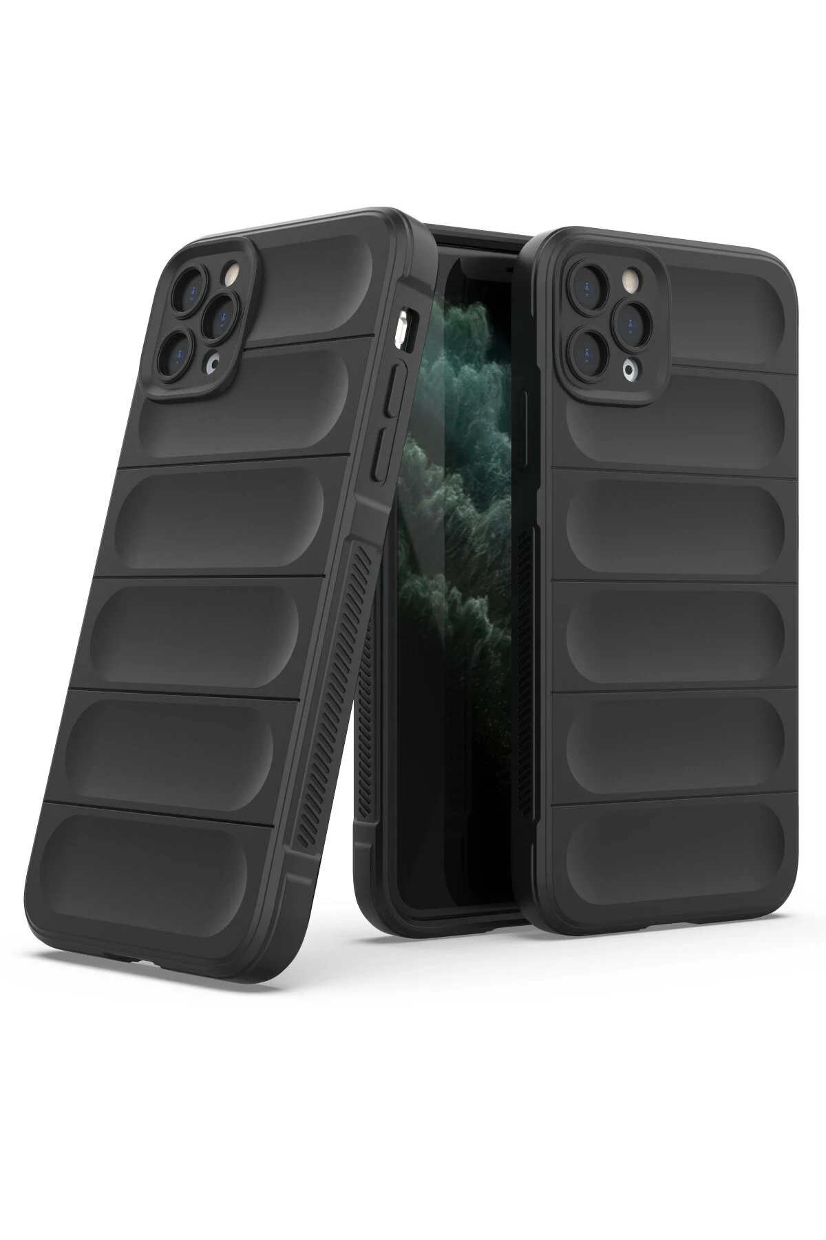 Newface Apple iPhone 11 Pro Max Kılıf Optimum Silikon - Siyah — görsel 2