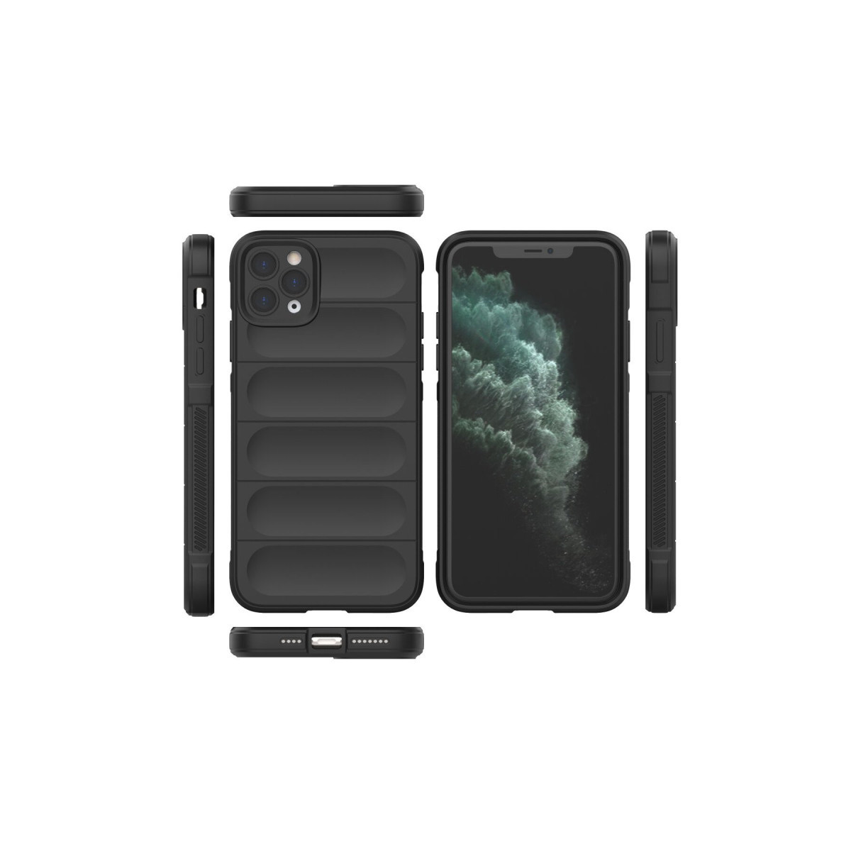 Newface Apple iPhone 11 Pro Max Kılıf Optimum Silikon - Siyah — görsel 11