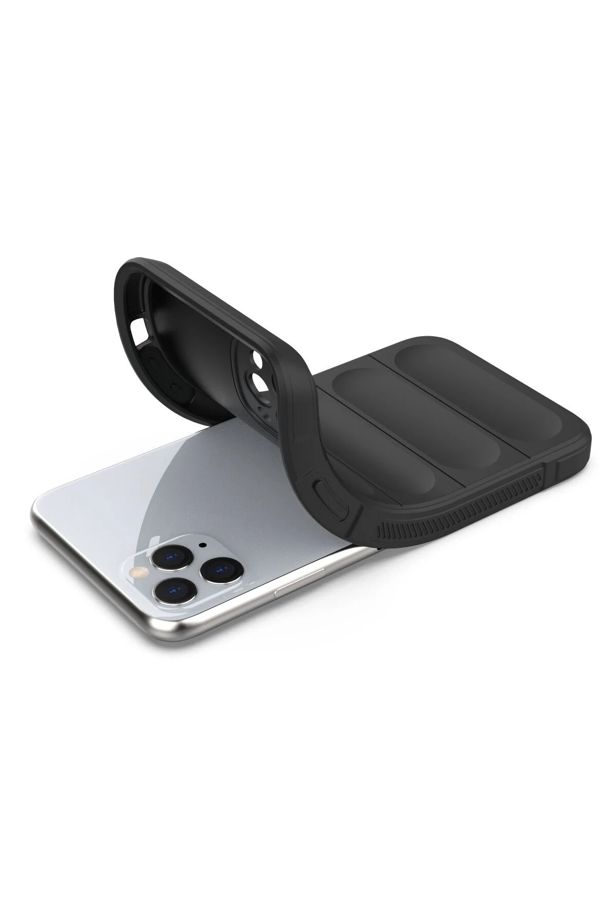 Newface Apple iPhone 11 Pro Max Kılıf Optimum Silikon - Siyah — görsel 4