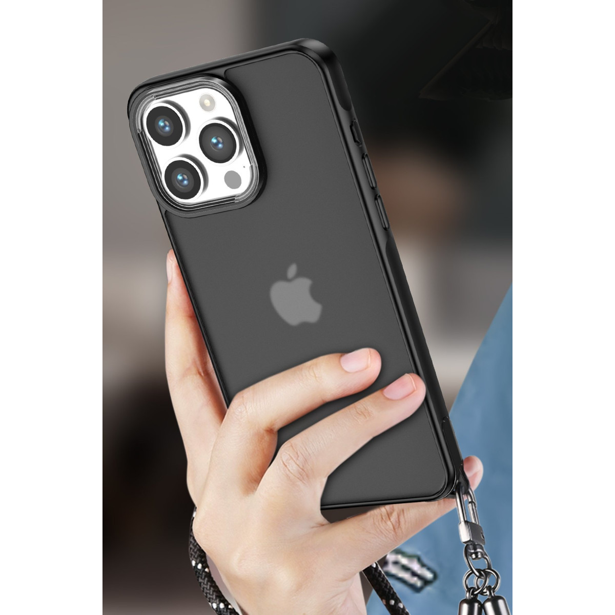 Newface Apple iPhone 14 Kılıf Elegant Kapak - Siyah — görsel 11