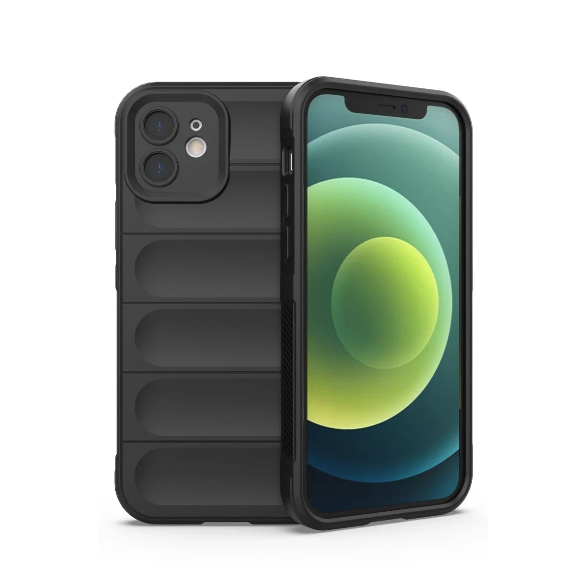 Newface Apple iPhone 12 Kılıf Optimum Silikon - Siyah — görsel 5