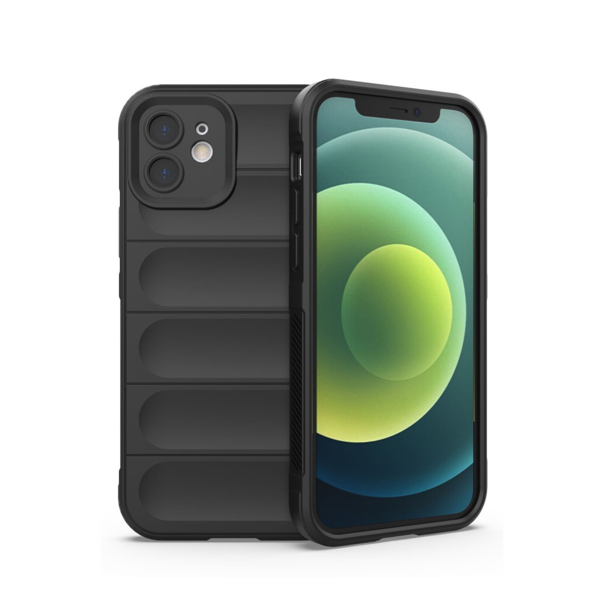 Newface Apple iPhone 12 Kılıf Optimum Silikon - Siyah — görsel 9