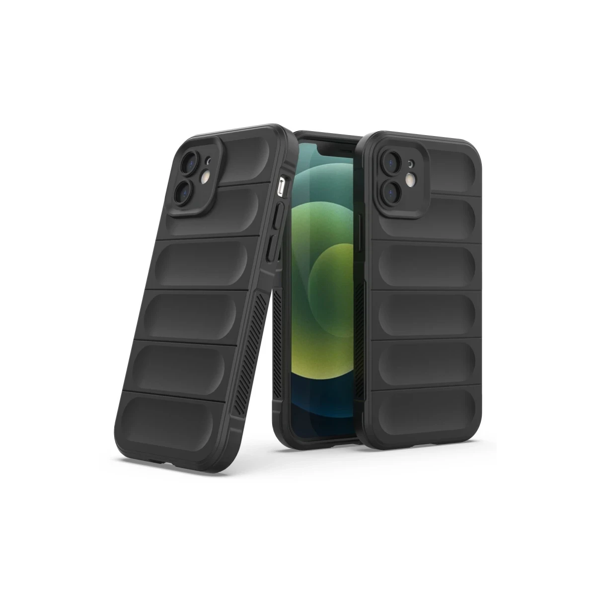 Newface Apple iPhone 12 Kılıf Optimum Silikon - Siyah — görsel 6