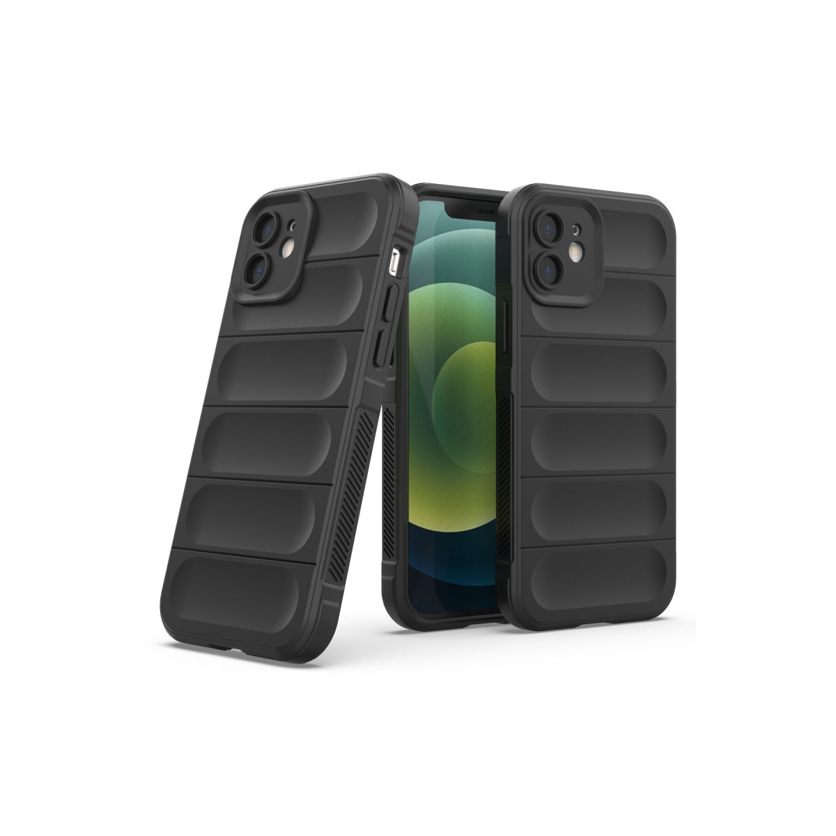 Newface Apple iPhone 12 Kılıf Optimum Silikon - Siyah — görsel 10