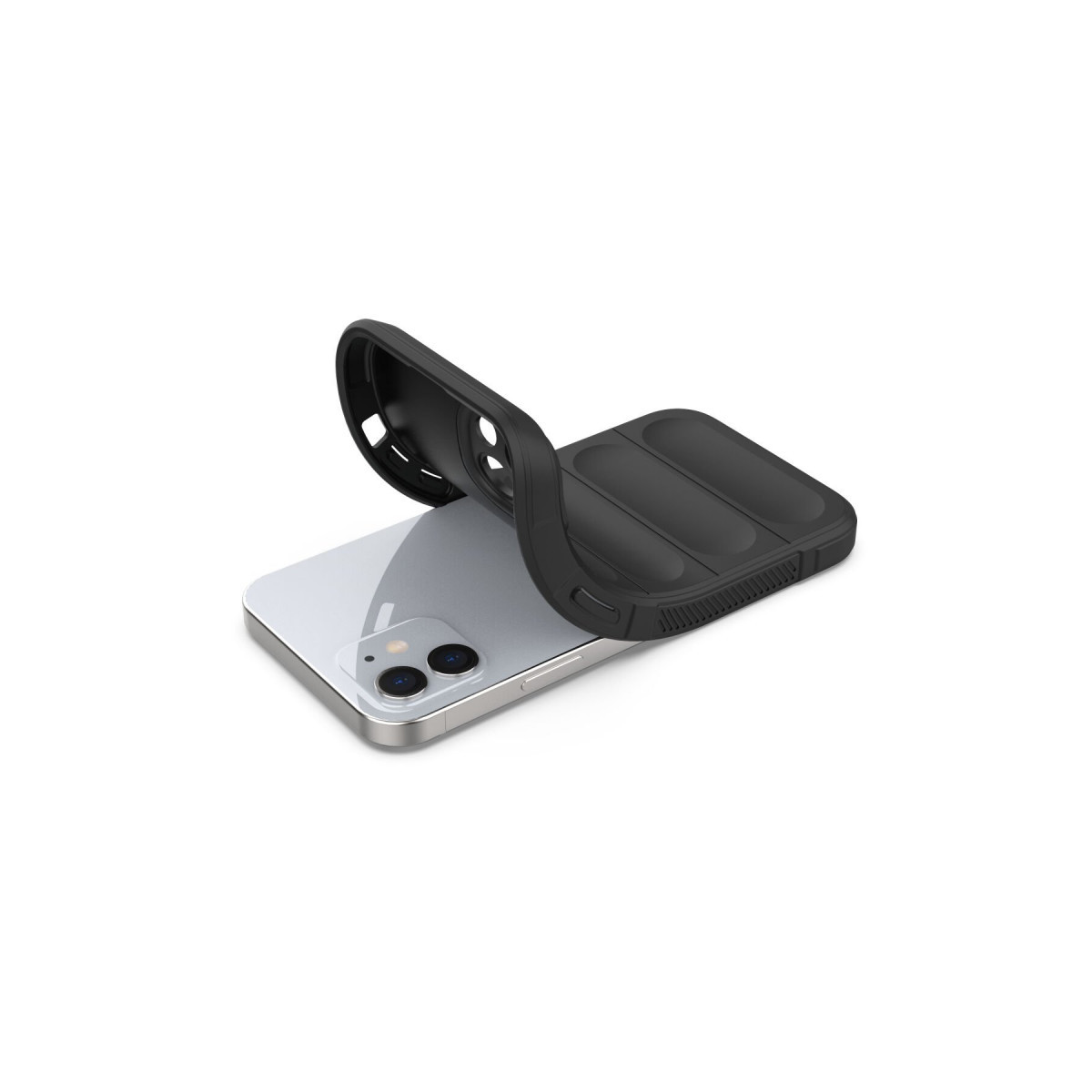 Newface Apple iPhone 12 Kılıf Optimum Silikon - Siyah — görsel 12
