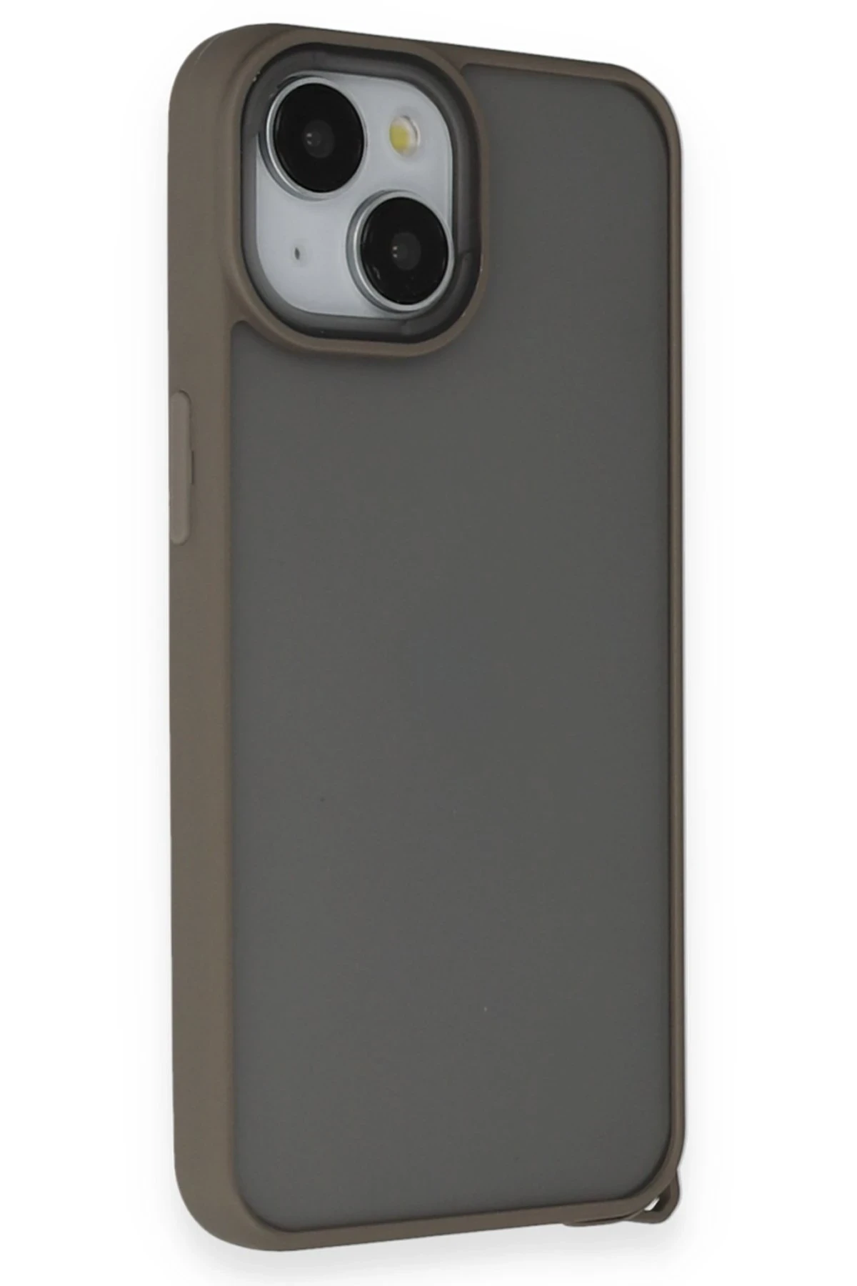 Newface Apple iPhone 14 Kılıf Elegant Kapak - Titan Gri