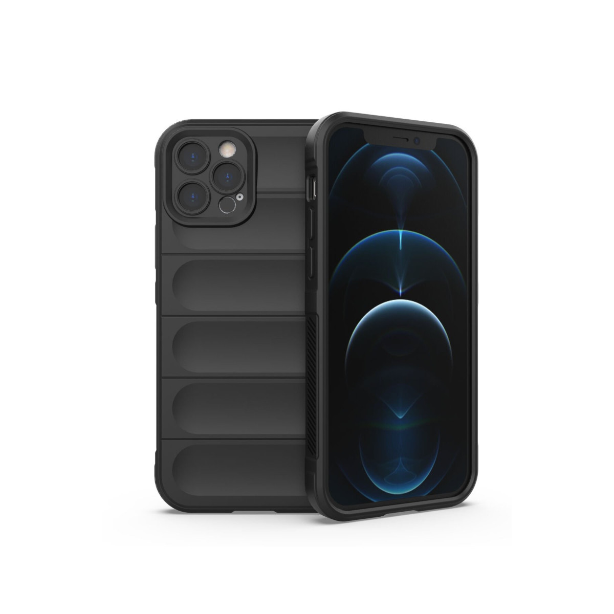 Newface Apple iPhone 12 Pro Kılıf Optimum Silikon - Siyah — görsel 9