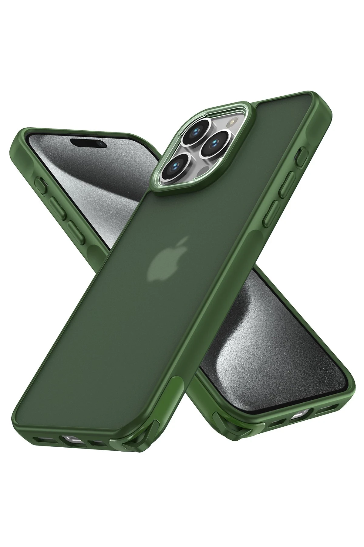 Newface iPhone 14 Pro Kılıf Elegant Kapak - Yeşil