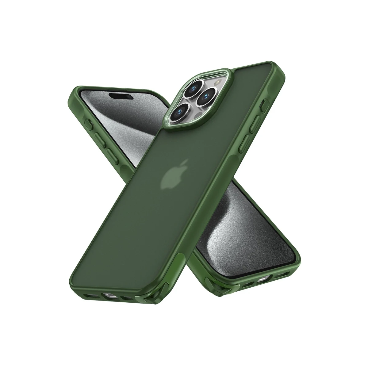 Newface Apple iPhone 14 Pro Kılıf Elegant Kapak - Yeşil