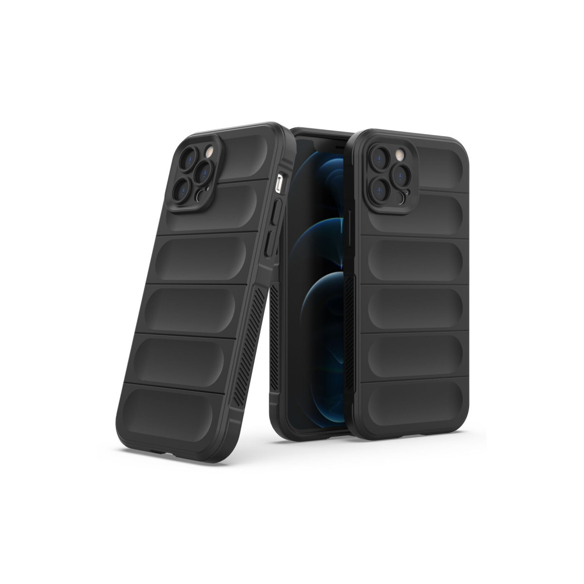 Newface Apple iPhone 12 Pro Max Kılıf Optimum Silikon - Siyah — görsel 10