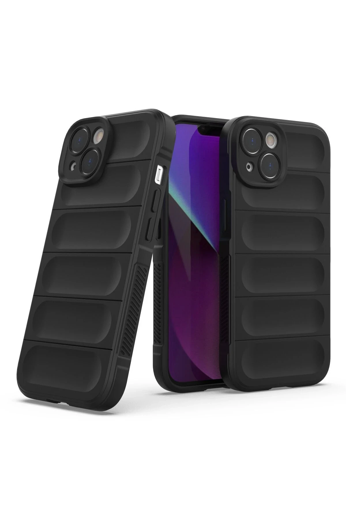 Newface Apple iPhone 13 Kılıf Optimum Silikon - Siyah — görsel 2