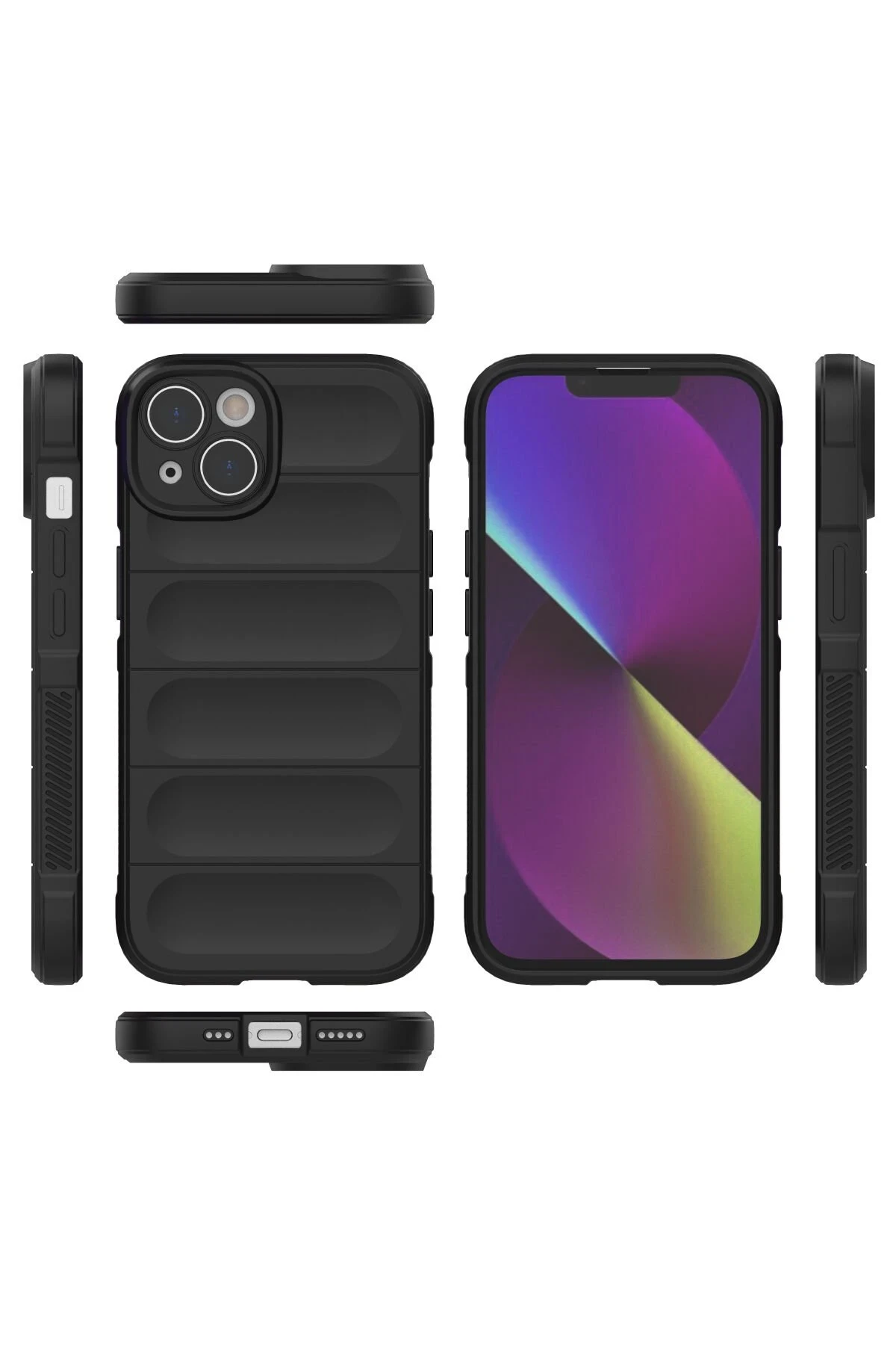 Newface Apple iPhone 13 Kılıf Optimum Silikon - Siyah — görsel 3