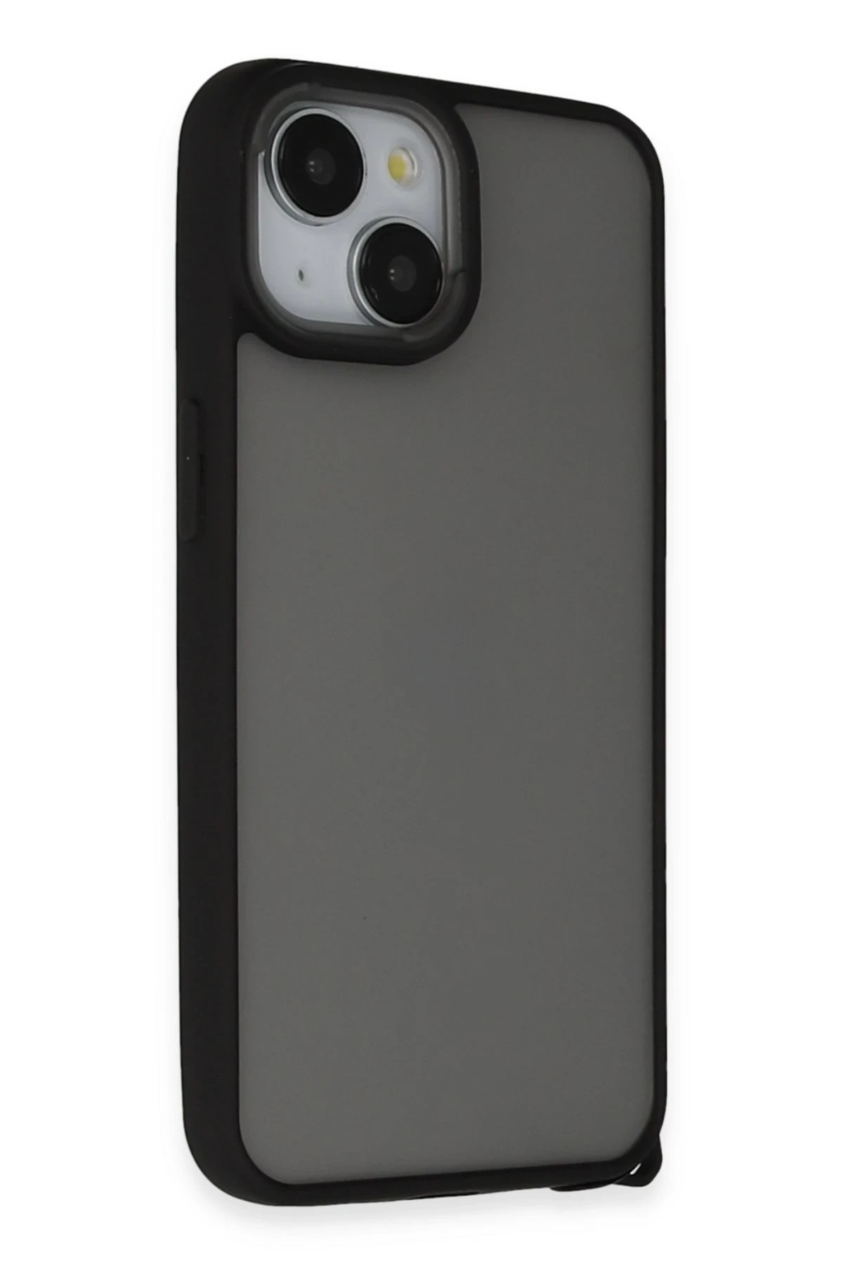 Newface Apple iPhone 15 Kılıf Elegant Kapak - Siyah