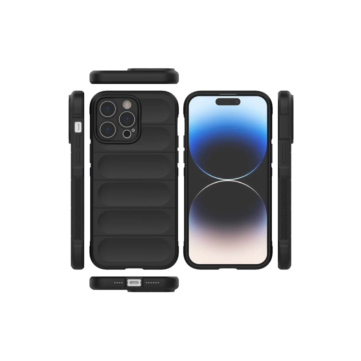 Newface Apple iPhone 13 Pro Kılıf Optimum Silikon - Siyah — görsel 7