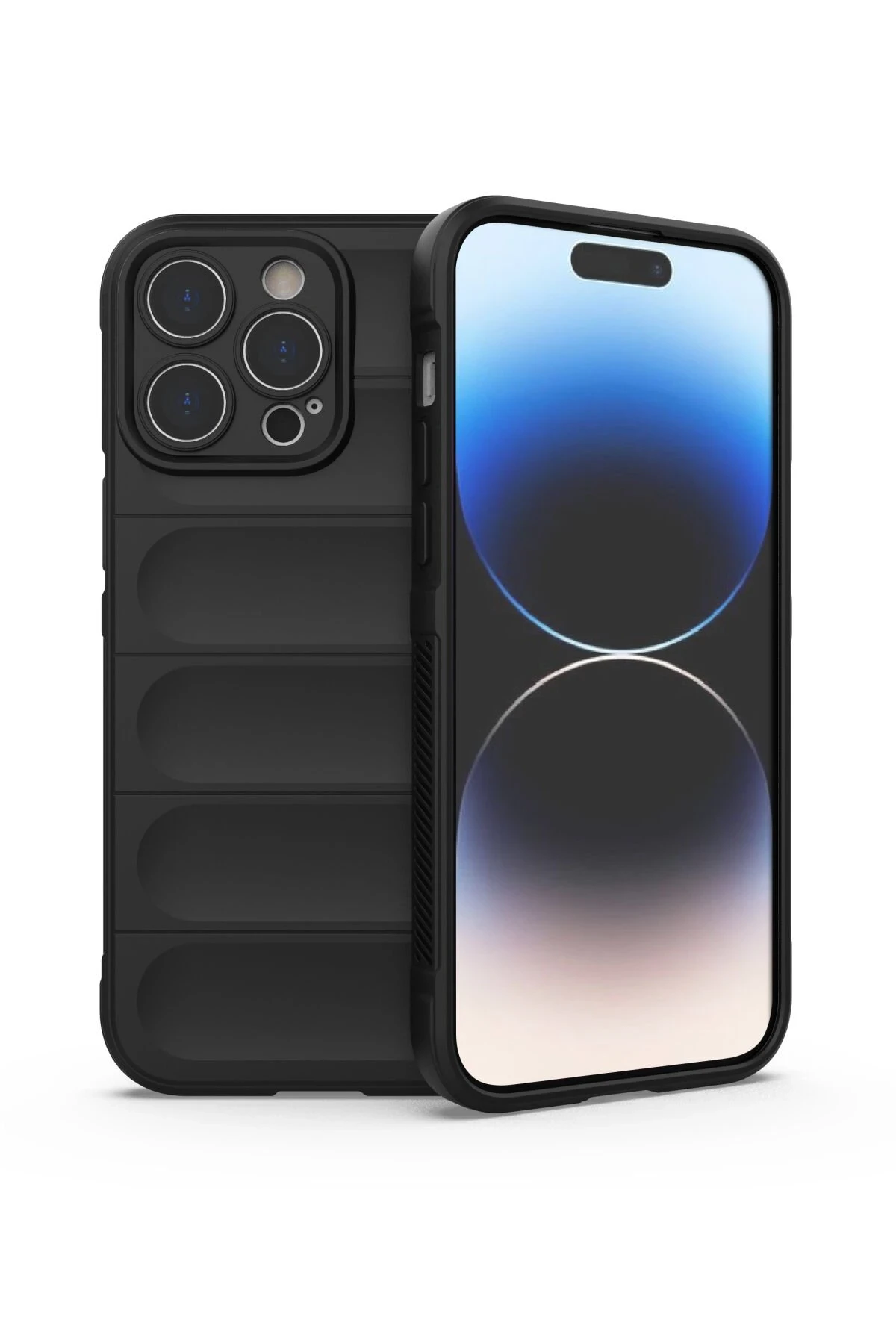 Newface Apple iPhone 13 Pro Max Kılıf Optimum Silikon - Siyah