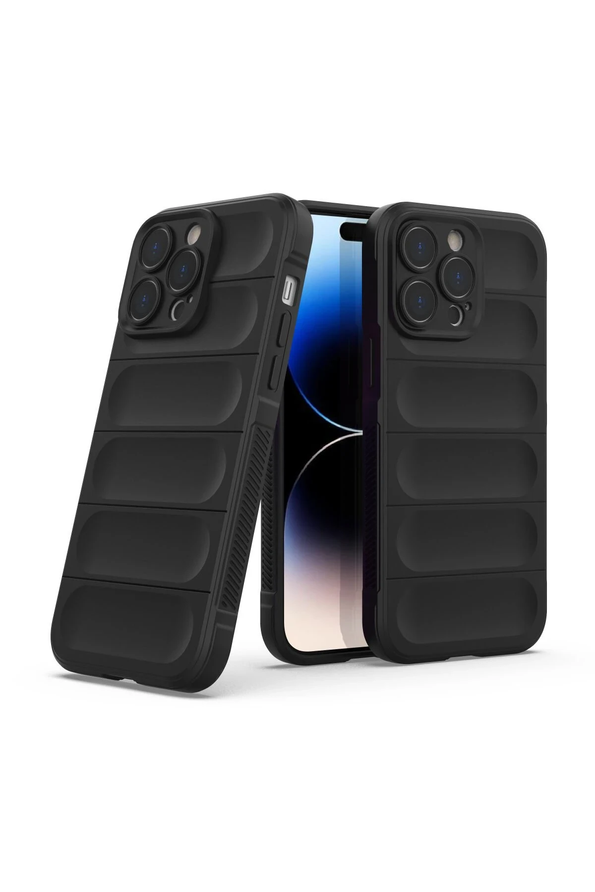 Newface Apple iPhone 13 Pro Max Kılıf Optimum Silikon - Siyah — görsel 2