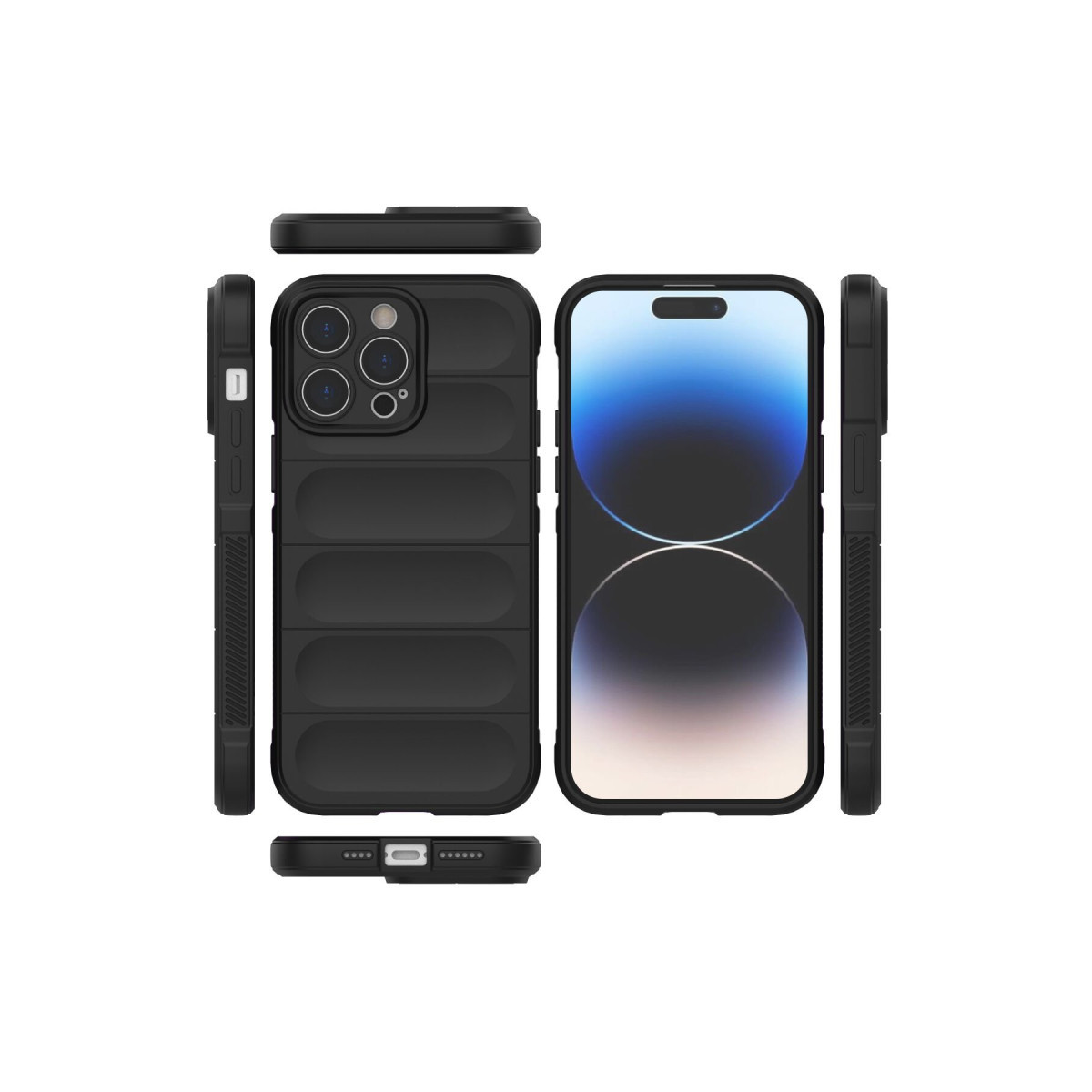 Newface Apple iPhone 13 Pro Max Kılıf Optimum Silikon - Siyah — görsel 11
