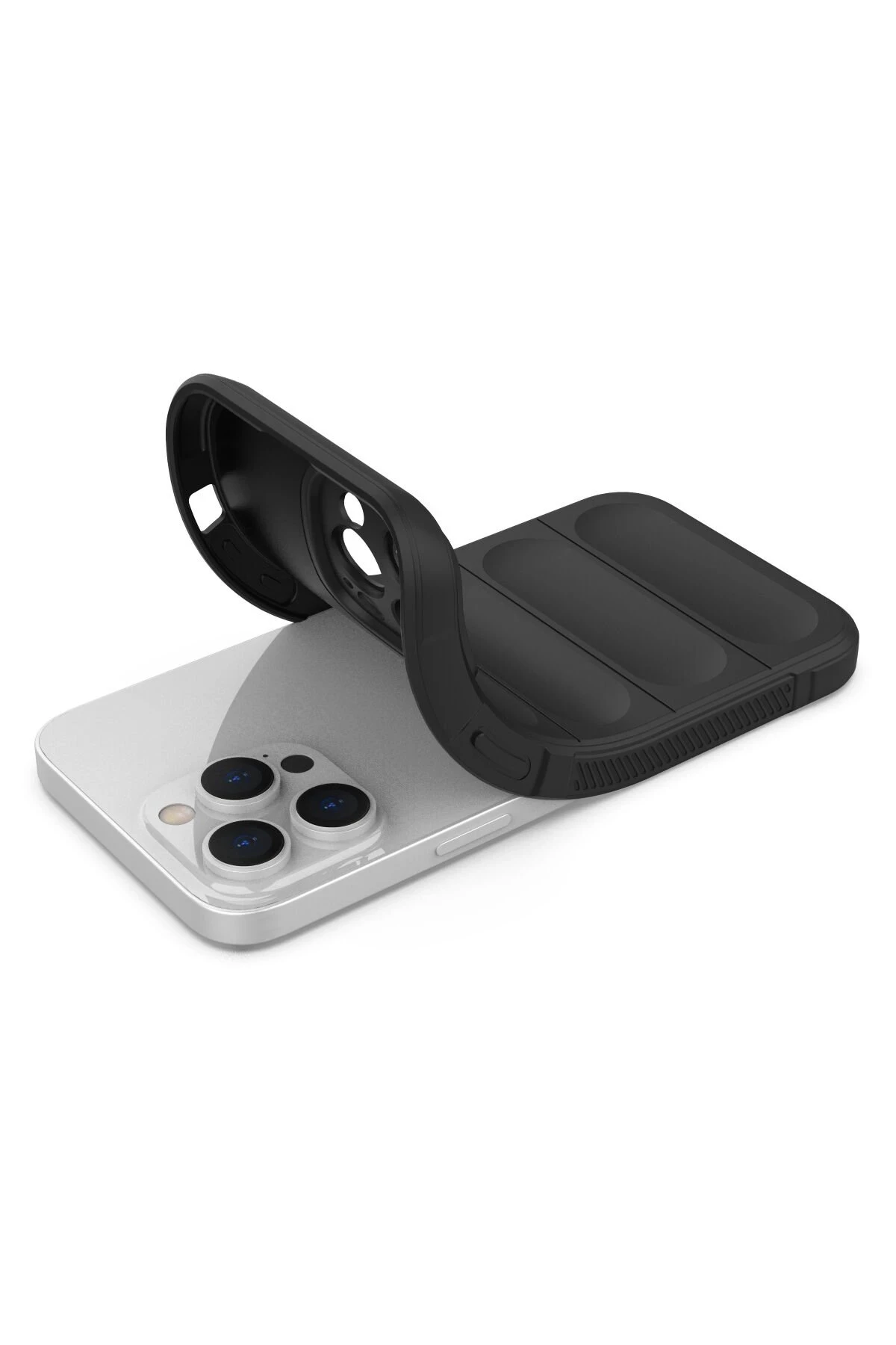 Newface Apple iPhone 13 Pro Max Kılıf Optimum Silikon - Siyah — görsel 4