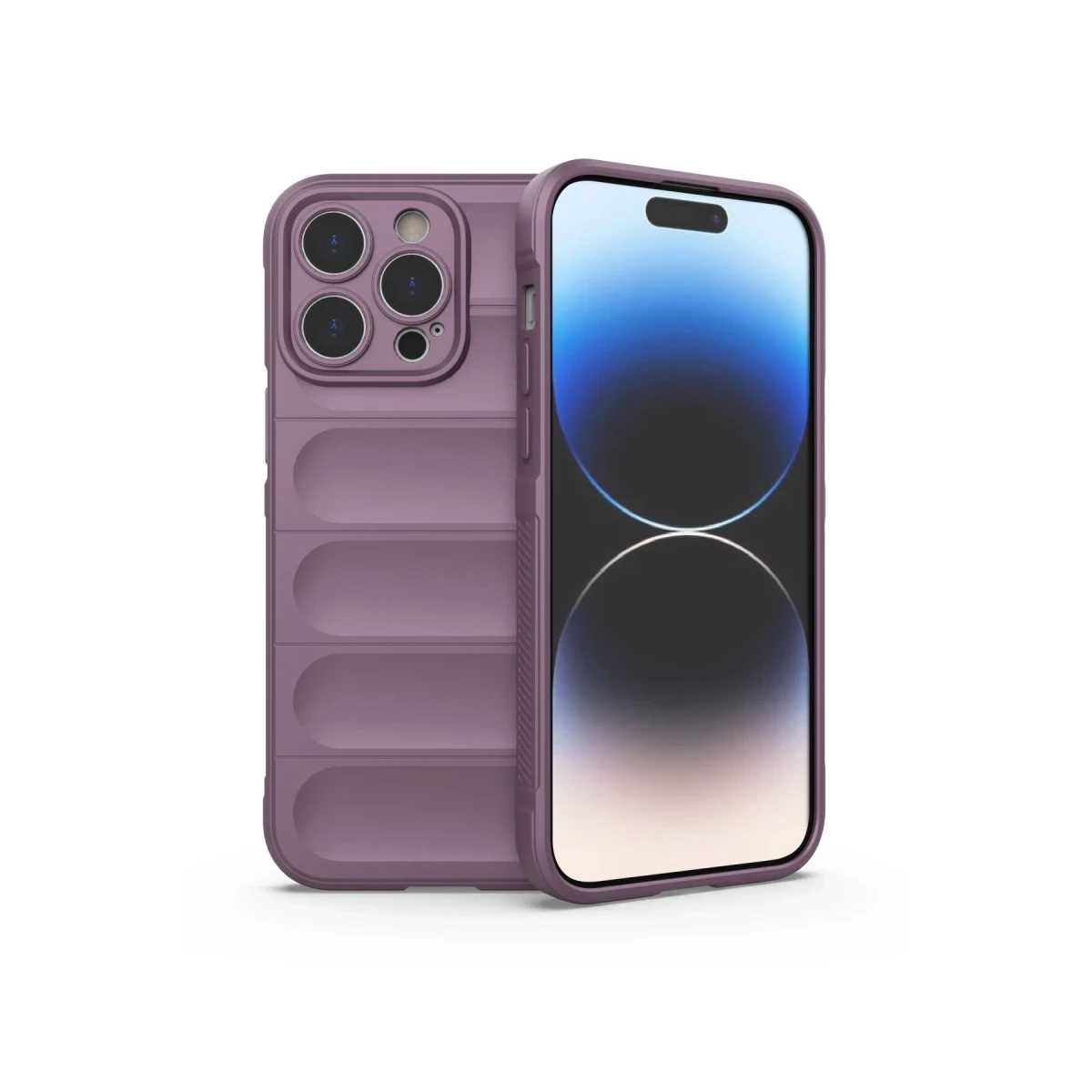 Newface Apple iPhone 13 Pro Max Kılıf Optimum Silikon - Mor