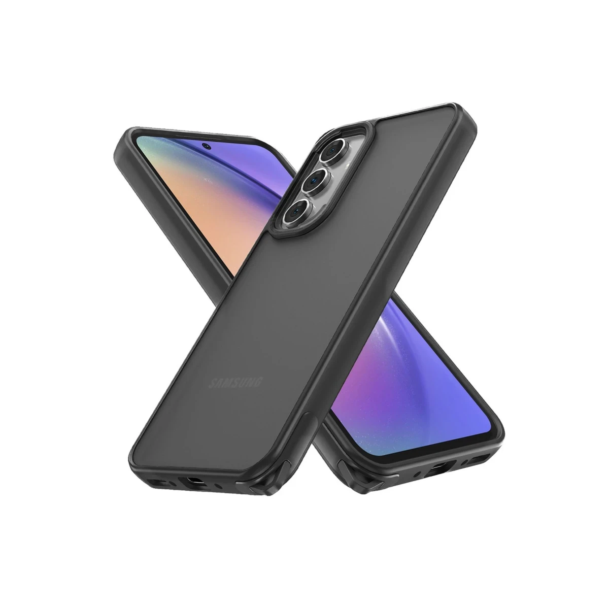 Newface Samsung Galaxy A04S Kılıf Elegant Kapak - Siyah — görsel 5