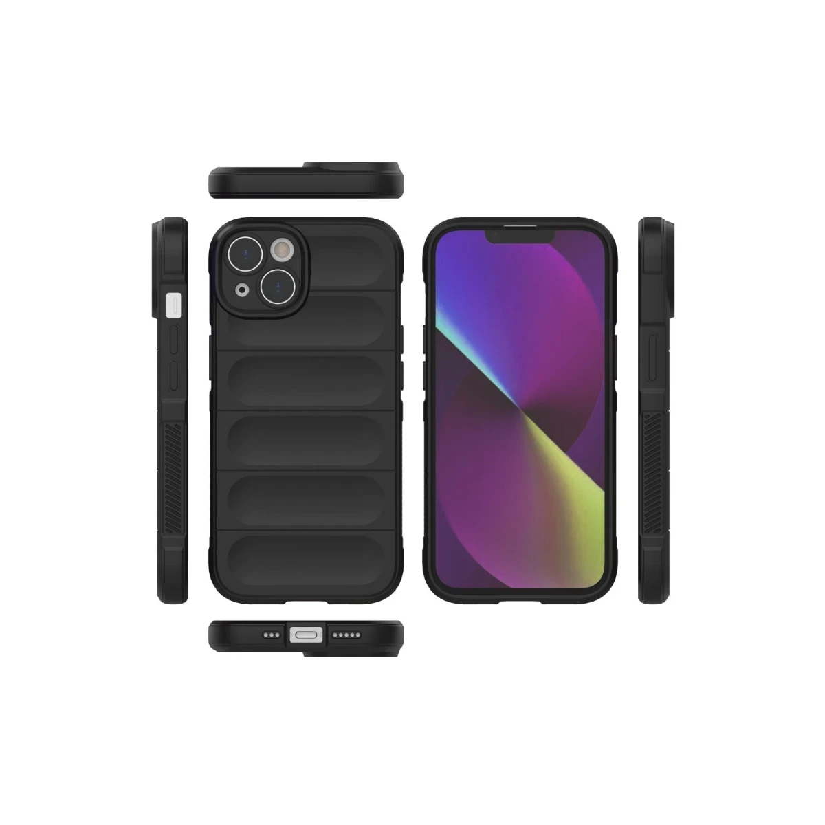 Newface Apple iPhone 14 Kılıf Optimum Silikon - Siyah — görsel 7