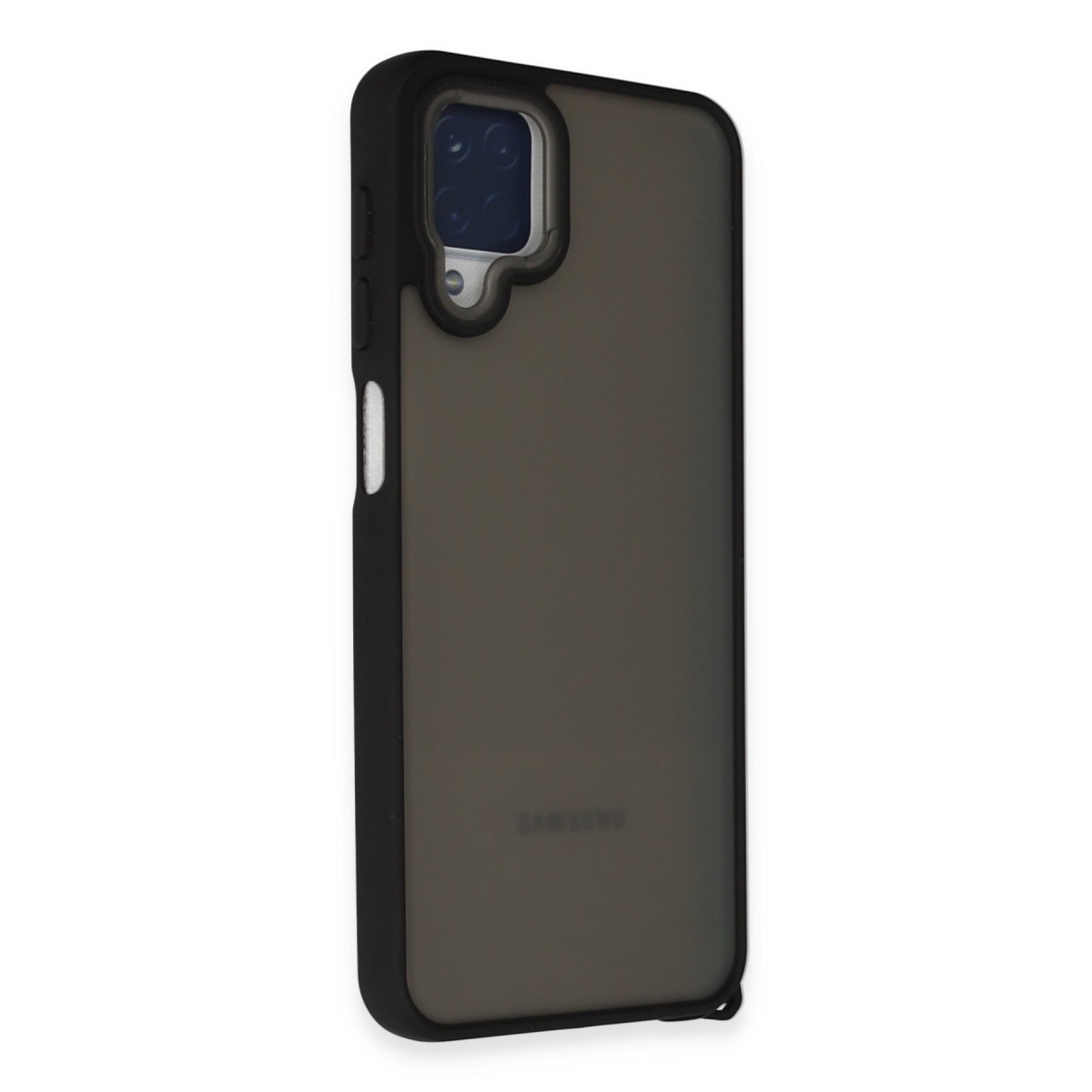 Newface Samsung Galaxy A12 Kılıf Elegant Kapak - Siyah — görsel 9