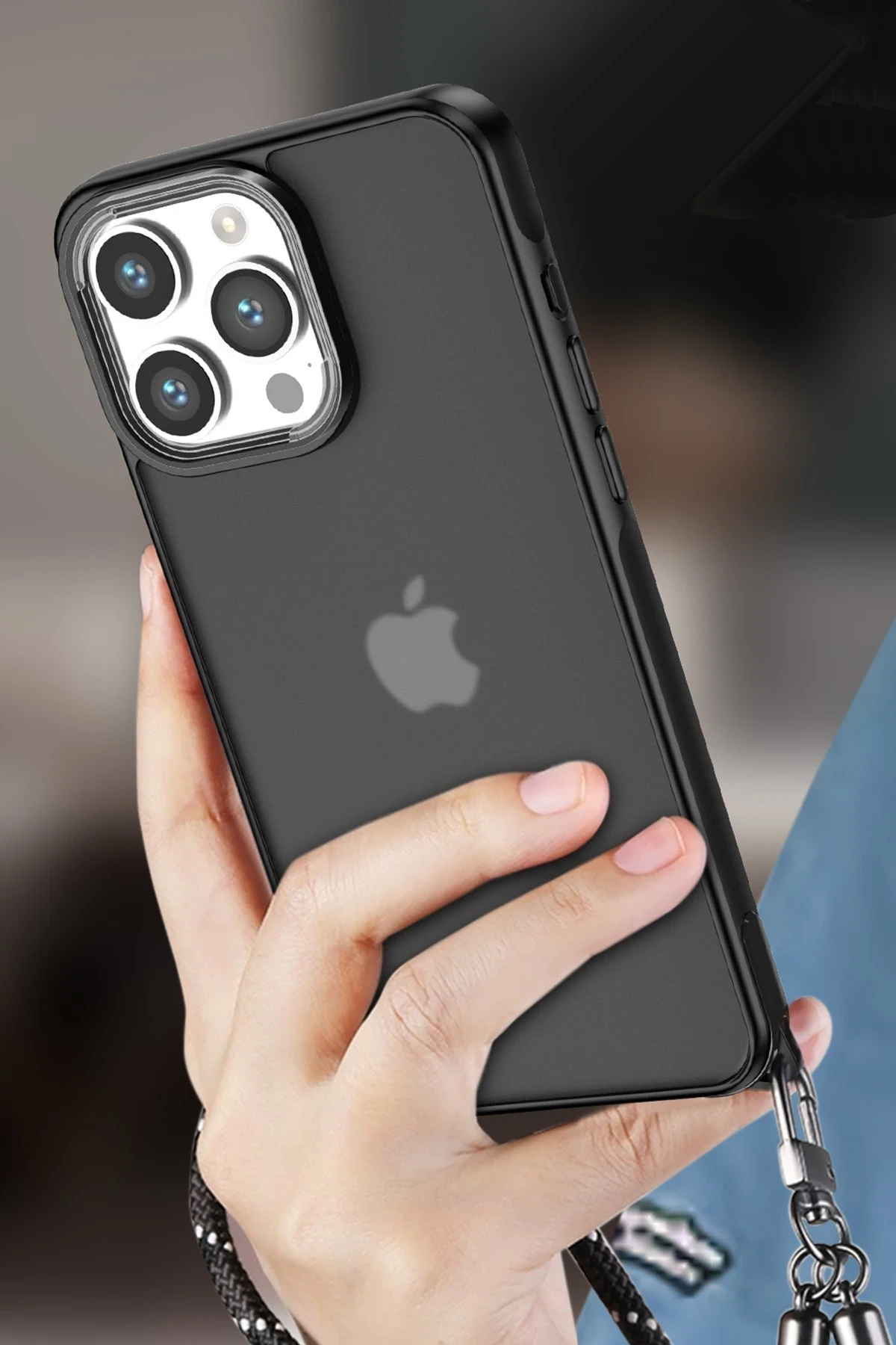 Newface Samsung Galaxy A12 Kılıf Elegant Kapak - Siyah — görsel 3