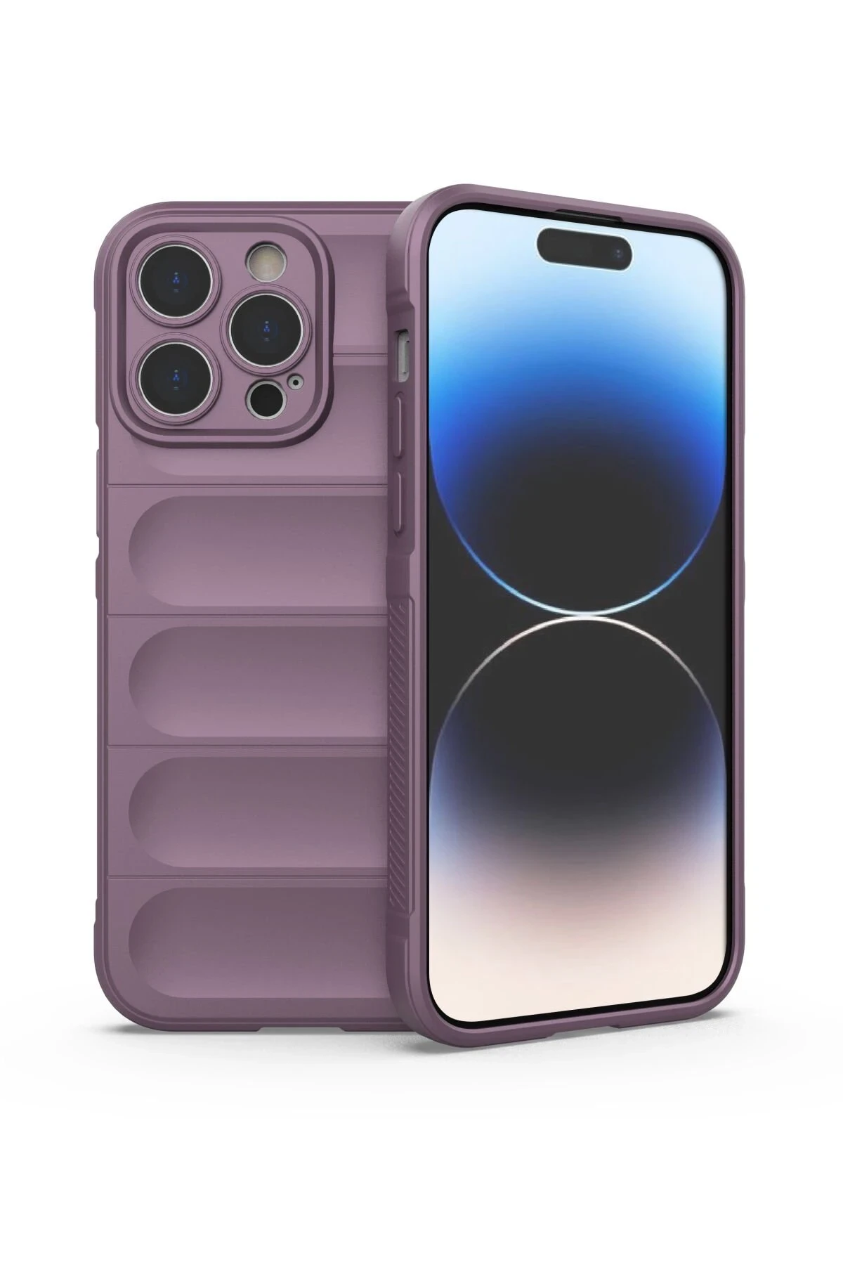 Newface iPhone 14 Pro Kılıf Optimum Silikon - Mor