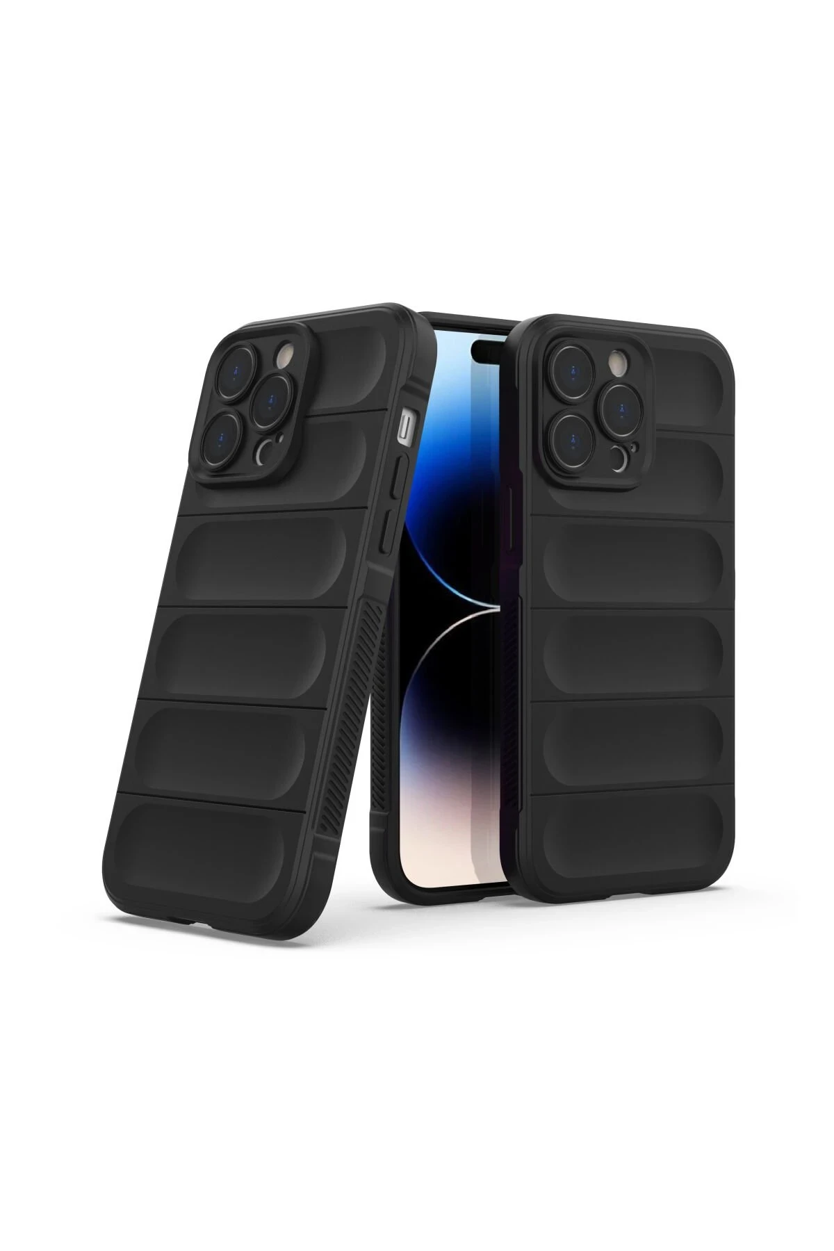 Newface Apple iPhone 14 Pro Max Kılıf Optimum Silikon - Siyah — görsel 2