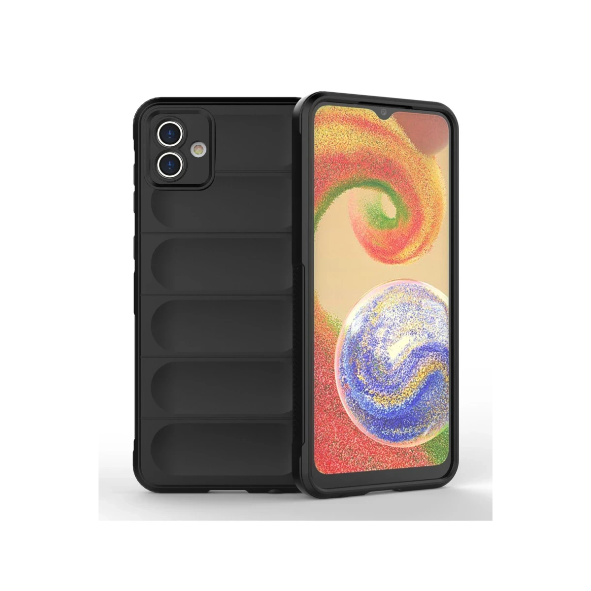 Newface Samsung Galaxy A04 Kılıf Optimum Silikon - Siyah — görsel 5