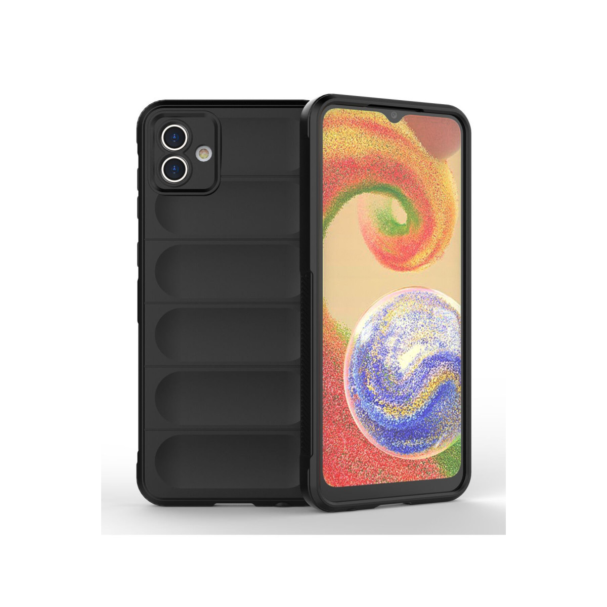 Newface Samsung Galaxy A04 Kılıf Optimum Silikon - Siyah — görsel 9