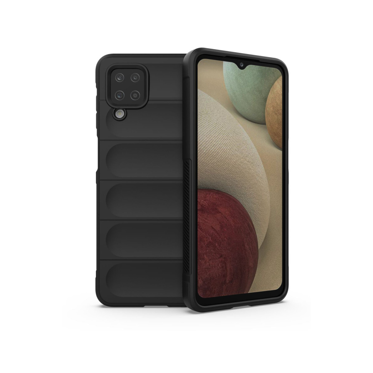 Newface Samsung Galaxy A12 Kılıf Optimum Silikon - Siyah — görsel 9