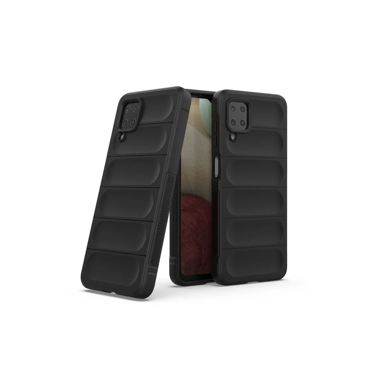 Newface Samsung Galaxy A12 Kılıf Optimum Silikon - Siyah — görsel 6