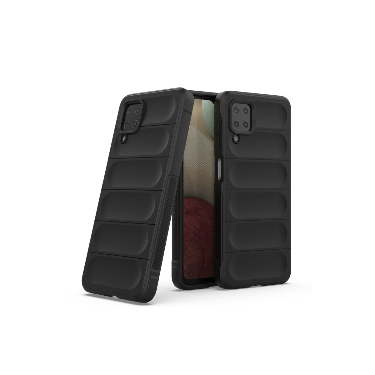 Newface Samsung Galaxy A12 Kılıf Optimum Silikon - Siyah — görsel 10