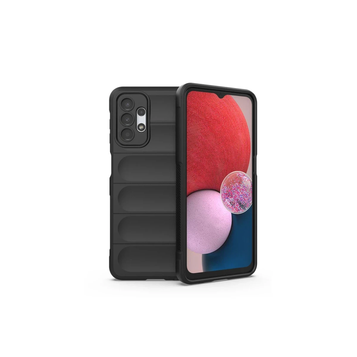 Newface Samsung Galaxy A13 4G Kılıf Optimum Silikon - Siyah — görsel 5