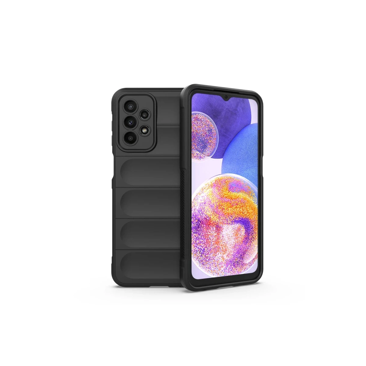 Newface Samsung Galaxy A23 4G Kılıf Optimum Silikon - Siyah — görsel 5