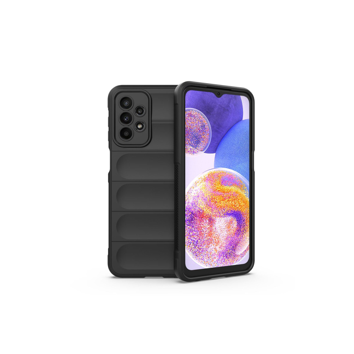 Newface Samsung Galaxy A23 4G Kılıf Optimum Silikon - Siyah — görsel 9
