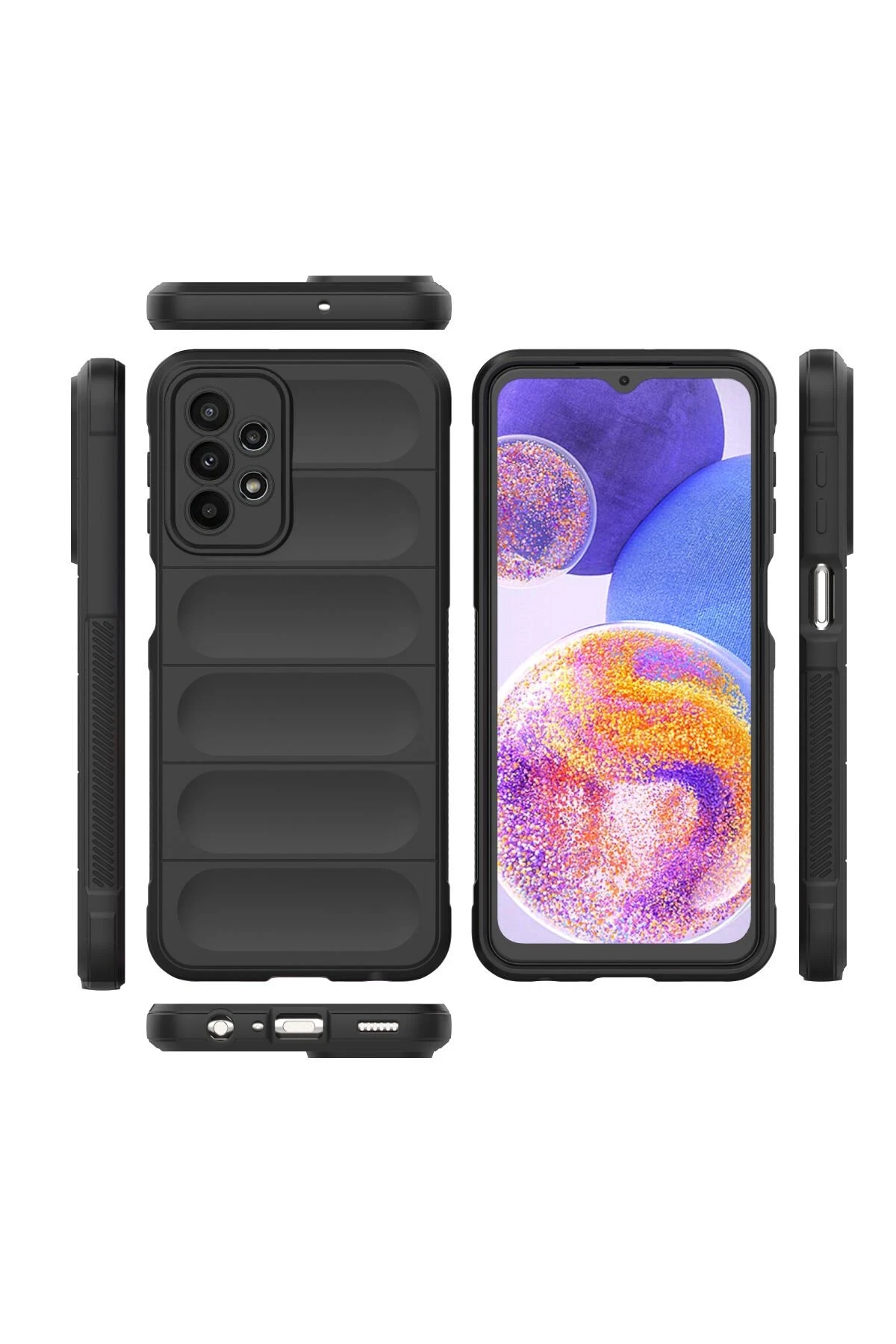 Newface Samsung Galaxy A23 4G Kılıf Optimum Silikon - Siyah — görsel 3