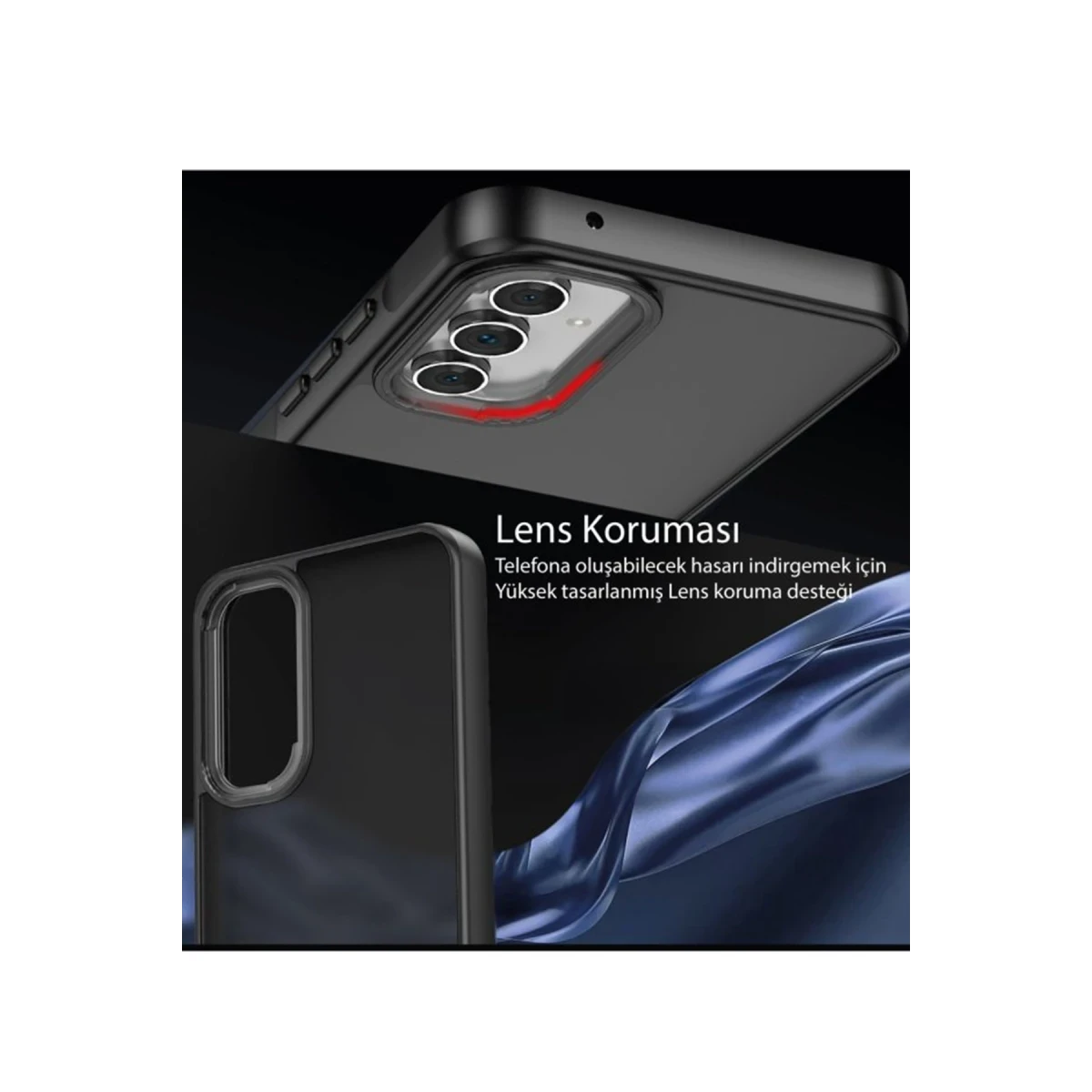 Newface Samsung Galaxy A24 4G Kılıf Elegant Kapak - Siyah — görsel 6