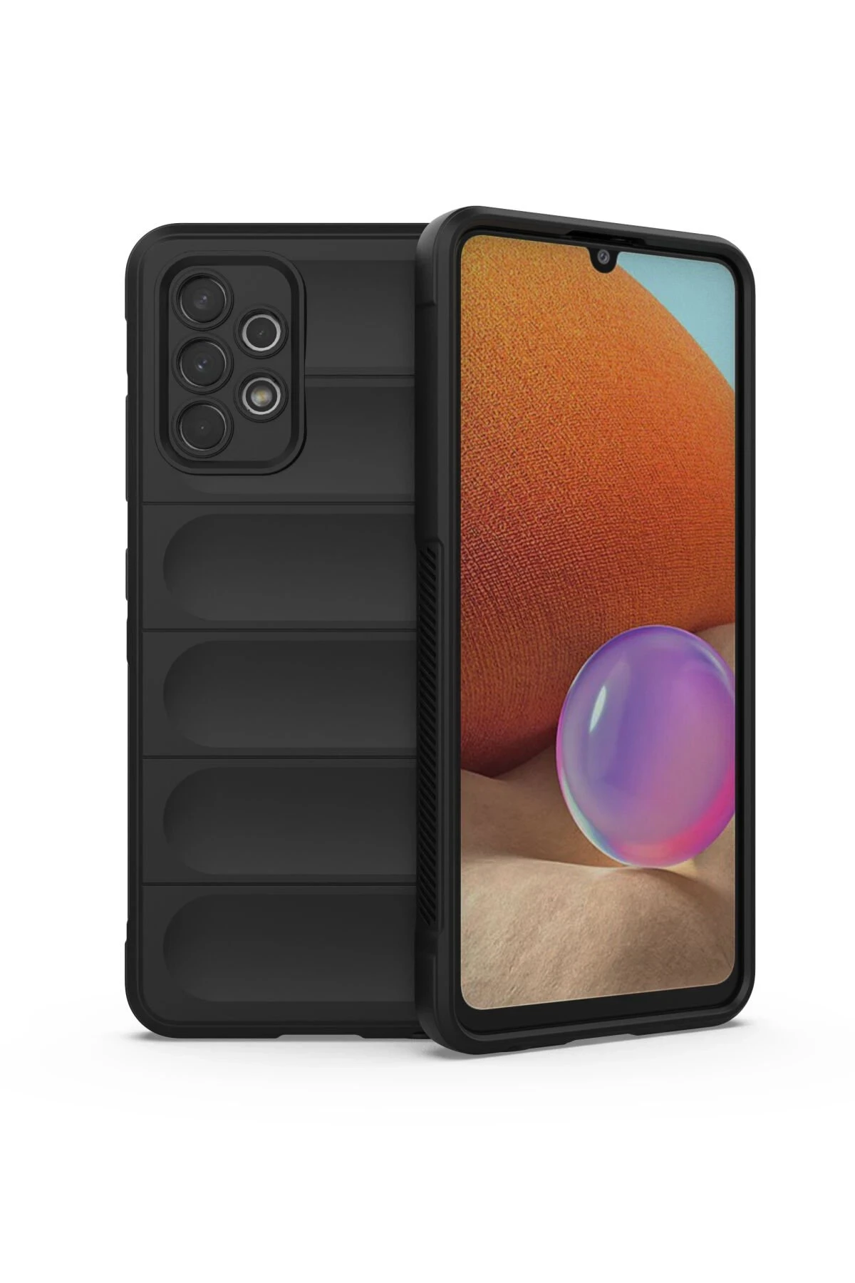 Newface Samsung Galaxy A32 Kılıf Optimum Silikon - Siyah