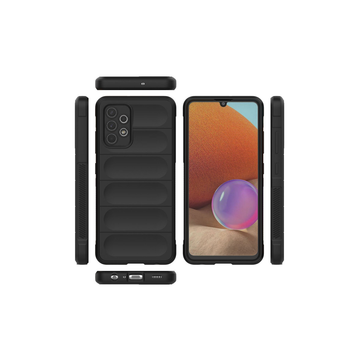 Newface Samsung Galaxy A32 Kılıf Optimum Silikon - Siyah — görsel 11