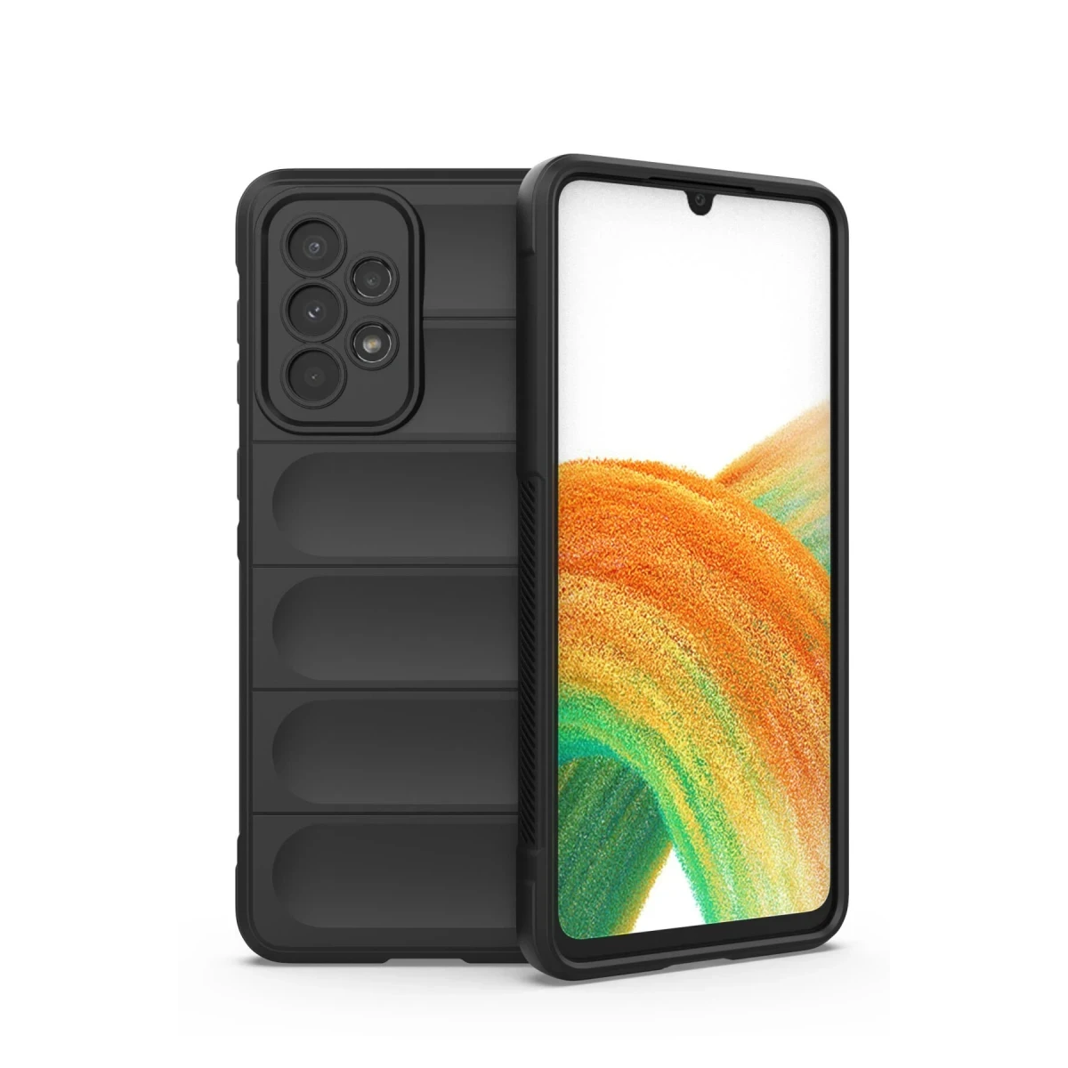 Newface Samsung Galaxy A33 5G Kılıf Optimum Silikon - Siyah — görsel 5