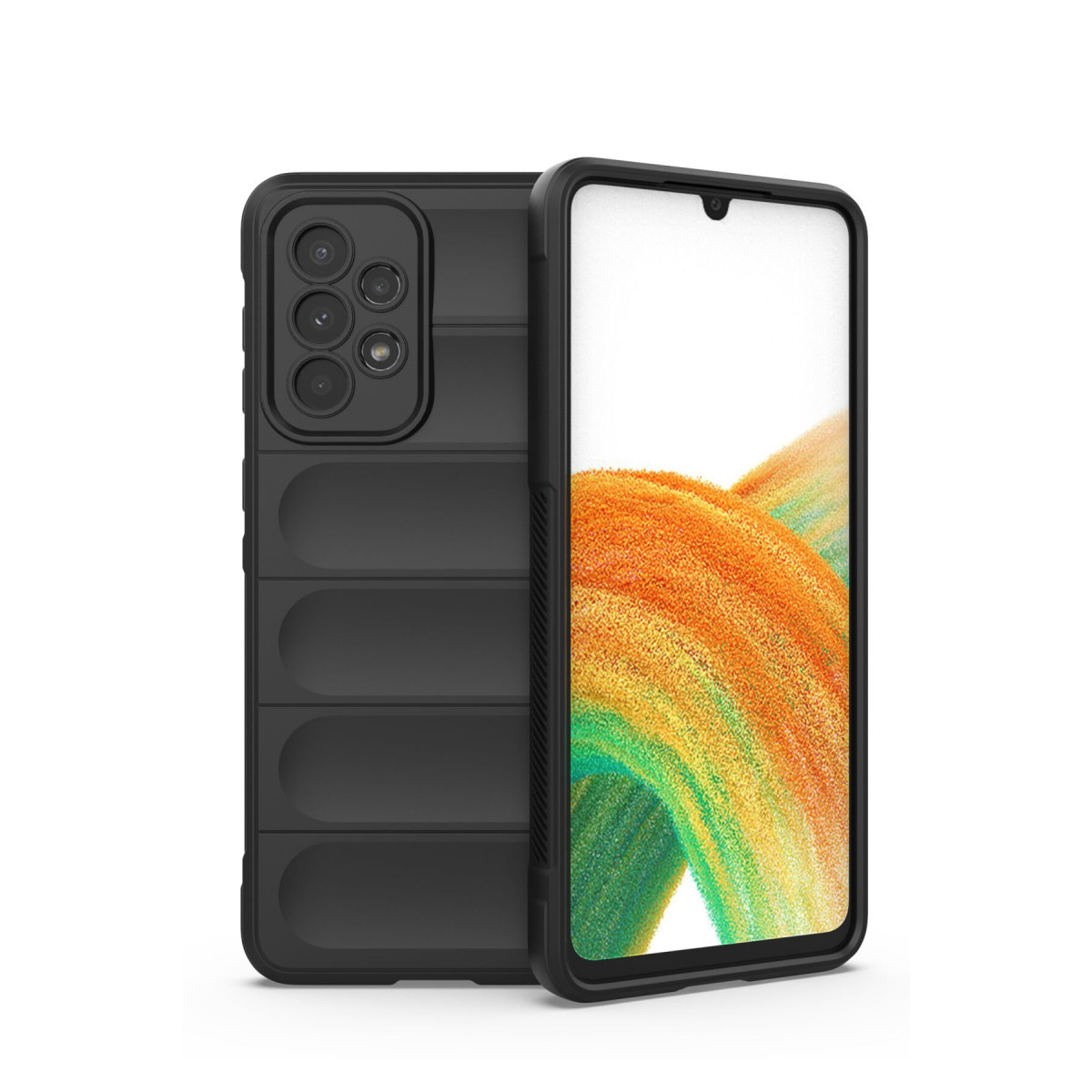 Newface Samsung Galaxy A33 5G Kılıf Optimum Silikon - Siyah — görsel 9
