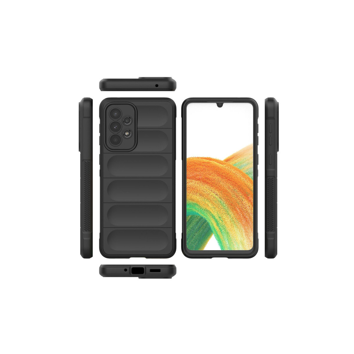 Newface Samsung Galaxy A33 5G Kılıf Optimum Silikon - Siyah — görsel 11