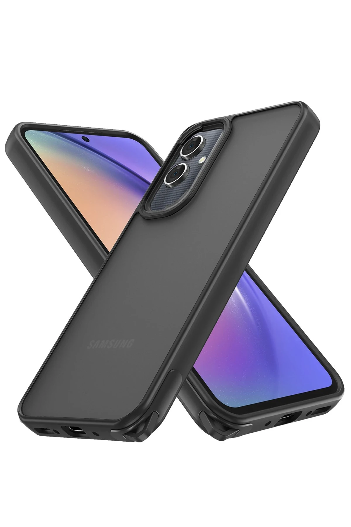 Newface Samsung Galaxy A05 Kılıf Elegant Kapak - Siyah